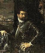 Lodovico Carracci Portrait of Carlo Alberto Rati Opizzoni in Armour France oil painting artist